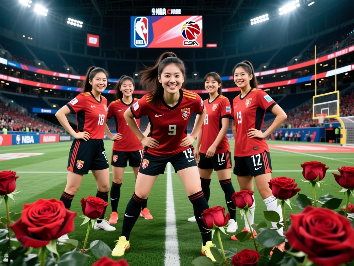 霸气女足选手们，铿锵玫瑰在球场上绽放  第3张