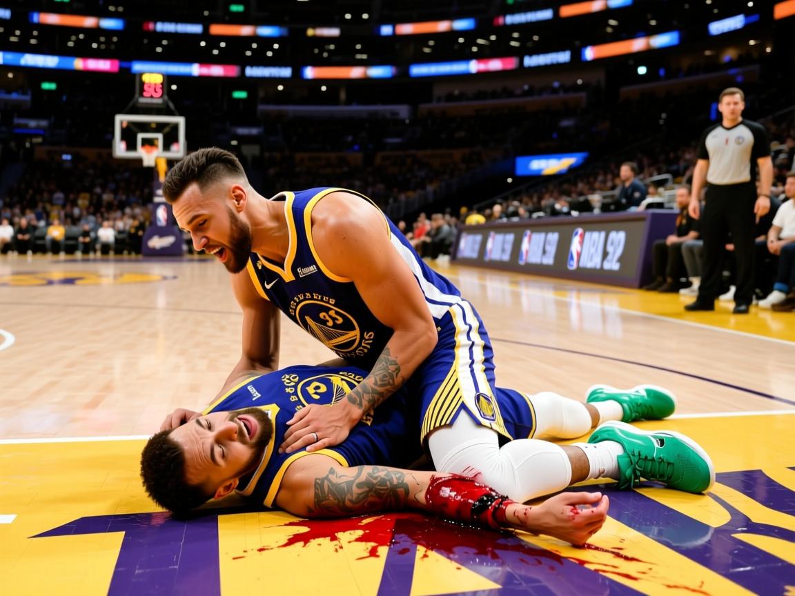 格林受伤离场,勇士惨败湖人 第2张